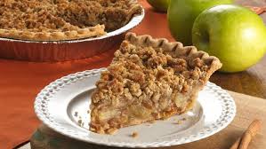 Nothing beats apple crumble pie on a cold winters day.